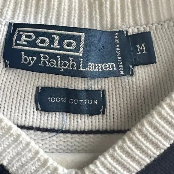 Polo Ralph Lauren Cricket Sweater Vest Vintage Blue Label - Picture 8 of 9